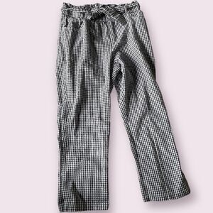 Sincerely Jules Checkered Ankle Length Trousers Size Small